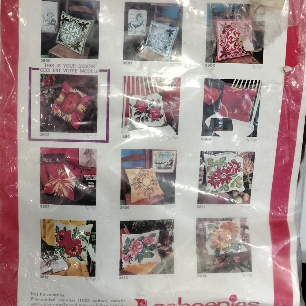 Bucilla Floral Home Accent Pillow Kit